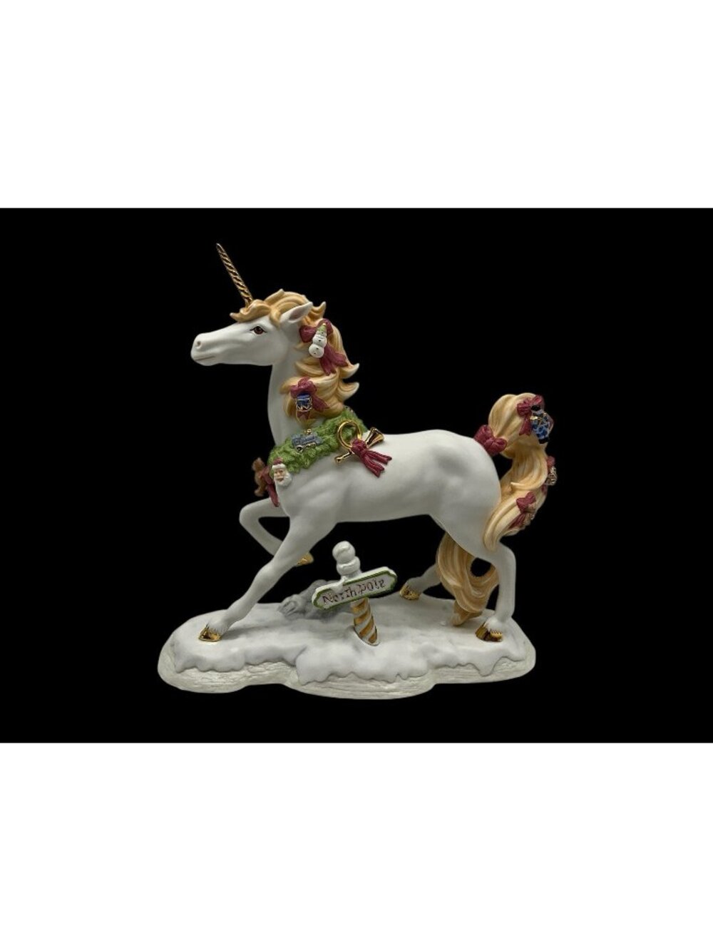 Lenox NEW "Journey to the North Pole" Unicorn Figurine from Princeton GalleryVTG